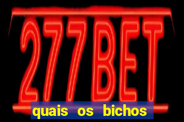 quais os bichos que mais saem na federal