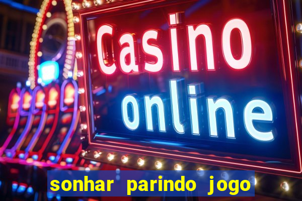 sonhar parindo jogo do bicho