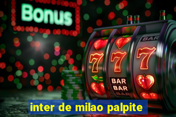 inter de milao palpite