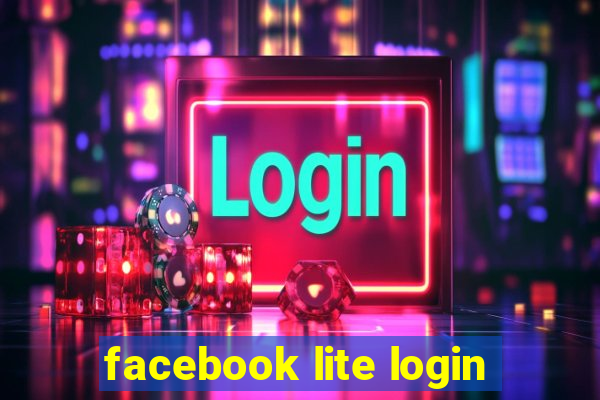 facebook lite login