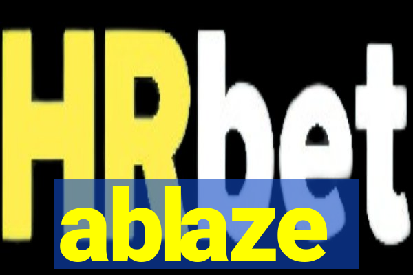 ablaze