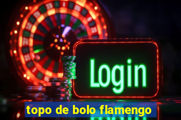 topo de bolo flamengo