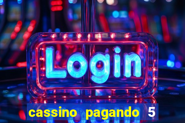 cassino pagando 5 reais no cadastro