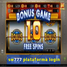 sw777 plataforma login
