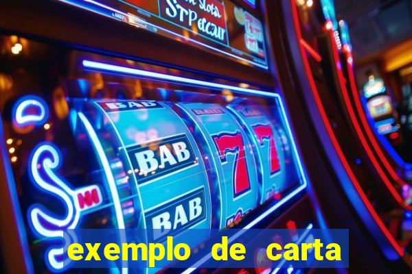 exemplo de carta aberta vestibular