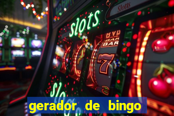 gerador de bingo cha de bebe