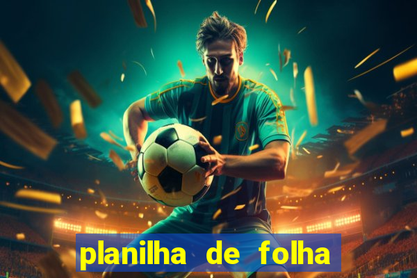 planilha de folha de pagamento