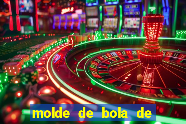 molde de bola de futebol para imprimir