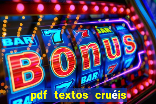 pdf textos cruéis demais para serem lidos rapidamente