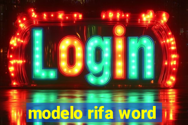 modelo rifa word
