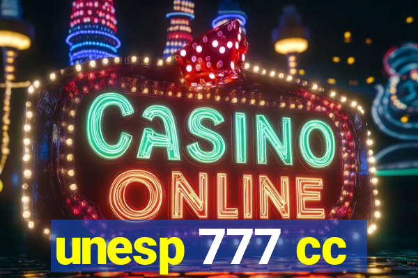 unesp 777 cc