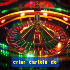 criar cartela de bingo no word