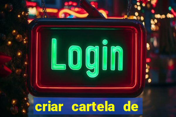 criar cartela de bingo no word