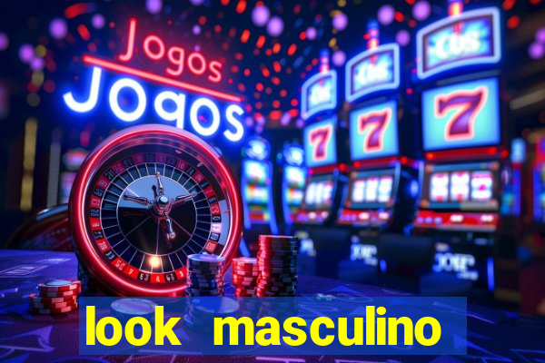look masculino blazer cinza