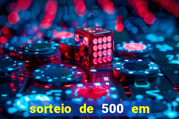 sorteio de 500 em cash toda segunda feira novibet