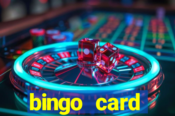 bingo card generator with pictures