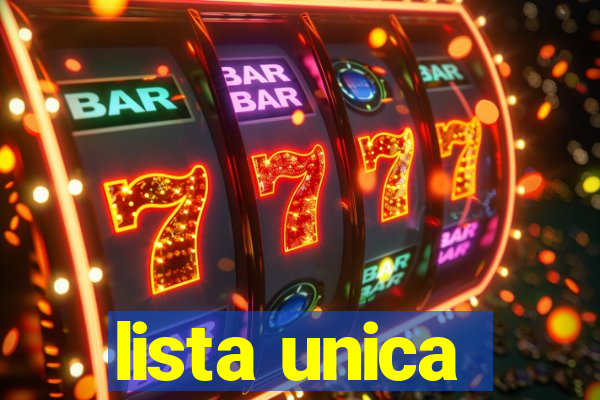 lista unica