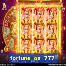 fortune ox 777 fortuna 77