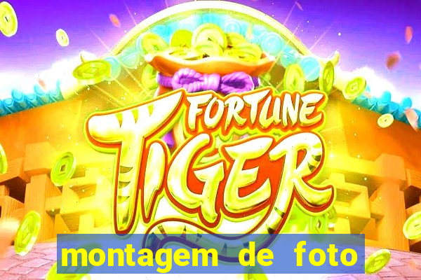 montagem de foto com simbolo do flamengo