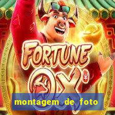 montagem de foto com simbolo do flamengo