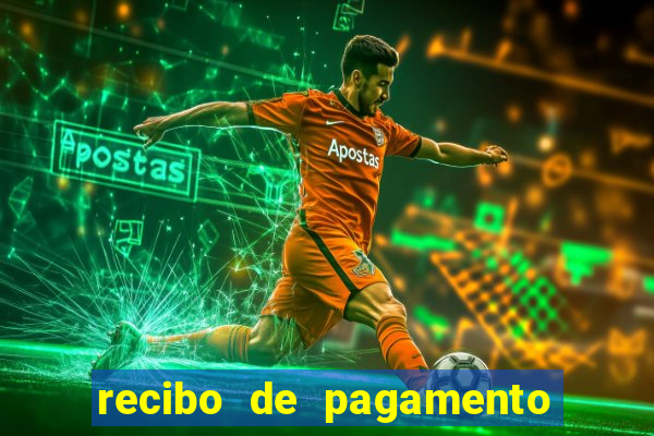 recibo de pagamento simples word