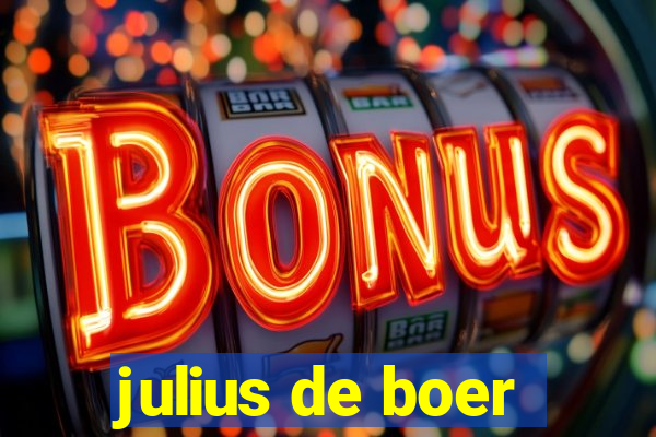 julius de boer