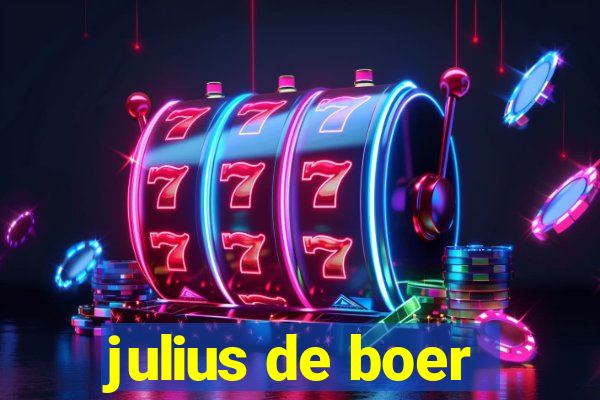 julius de boer