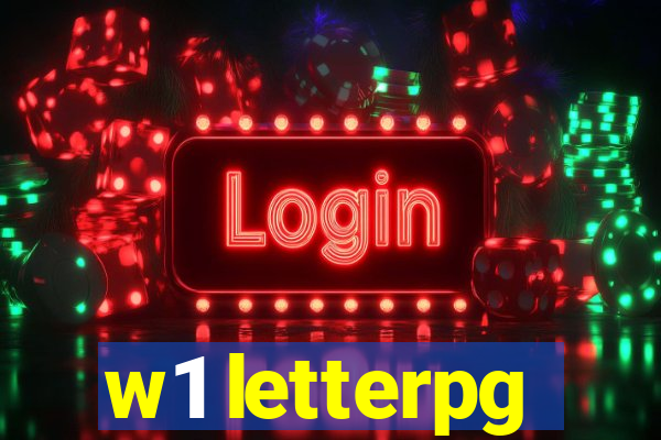 w1 letterpg