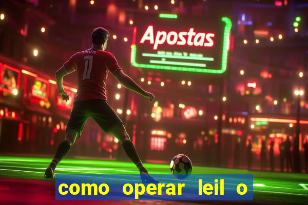 como operar leil o de abertura mini indice