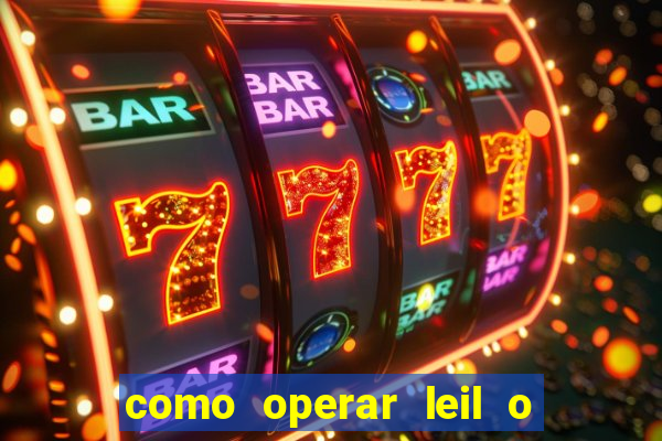 como operar leil o de abertura mini indice