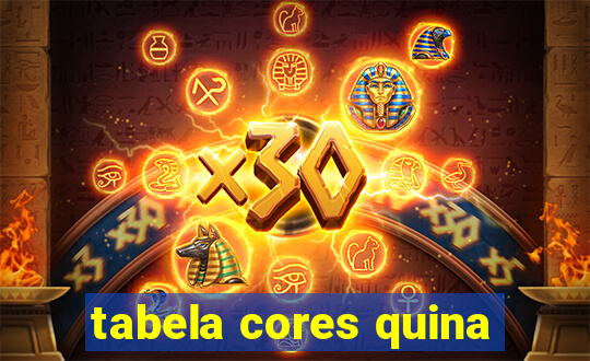 tabela cores quina