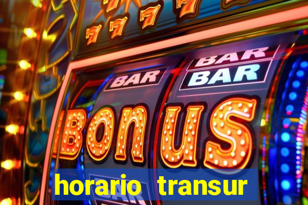 horario transur roleta santos dumont juiz de fora
