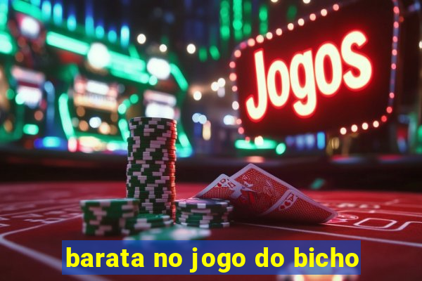 barata no jogo do bicho