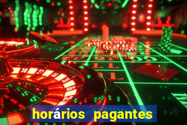 horários pagantes fortune rabbit hoje