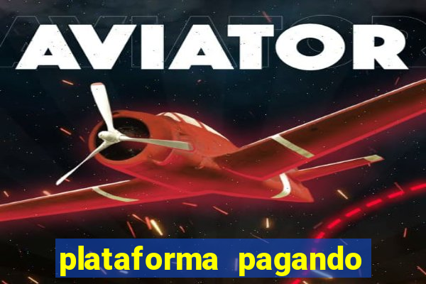 plataforma pagando no cadastro