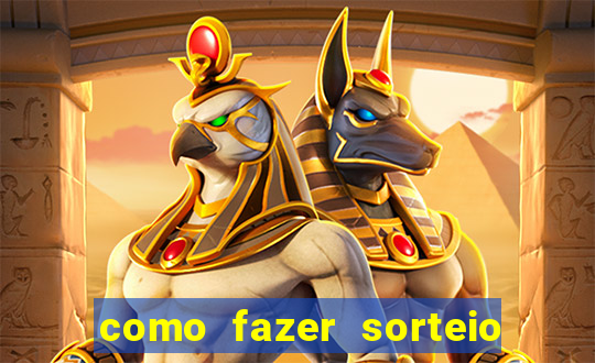 como fazer sorteio de cores online