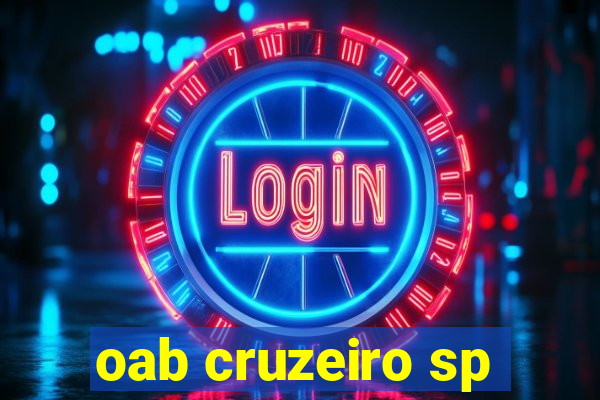 oab cruzeiro sp