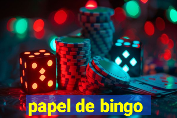 papel de bingo