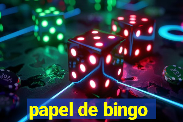 papel de bingo