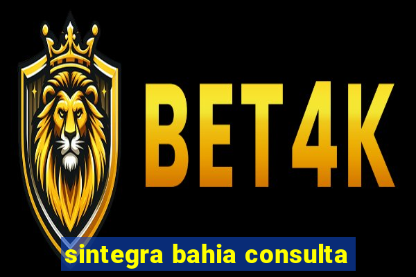 sintegra bahia consulta