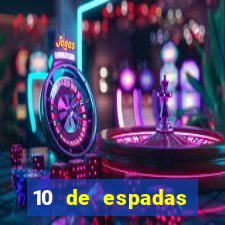 10 de espadas tarot amor