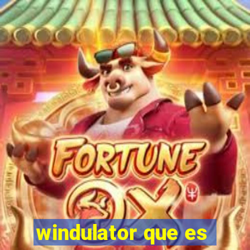 windulator que es