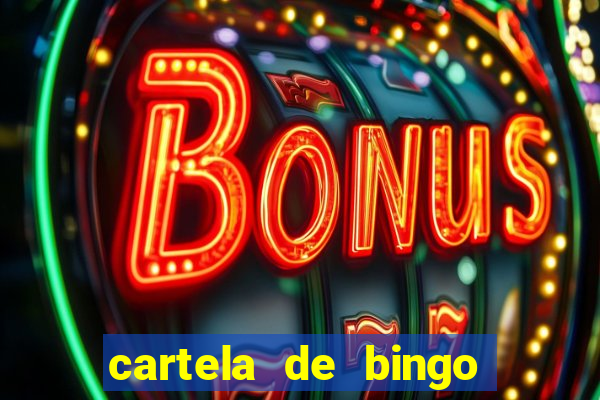 cartela de bingo cha de panela