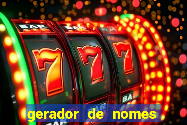 gerador de nomes para jogos