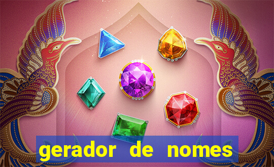 gerador de nomes para jogos