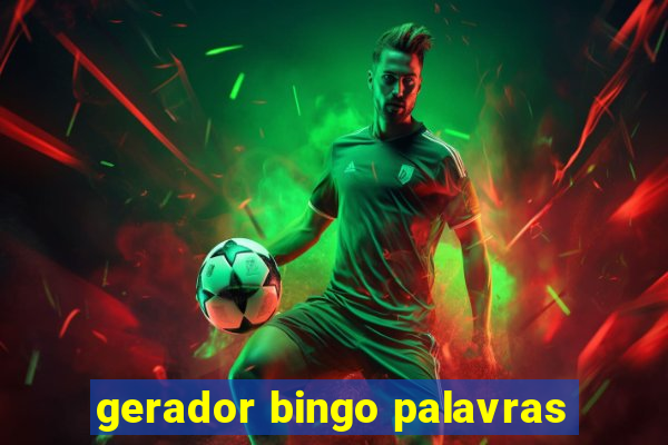 gerador bingo palavras