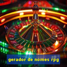 gerador de nomes rpg