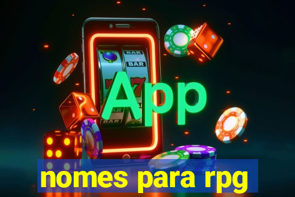 nomes para rpg