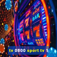 tv 0800 sport tv 1
