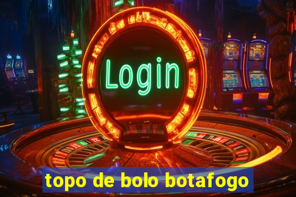 topo de bolo botafogo